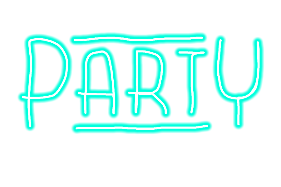 Party Neontext Neon Text Freetoedit Sticker By Trikurnia2