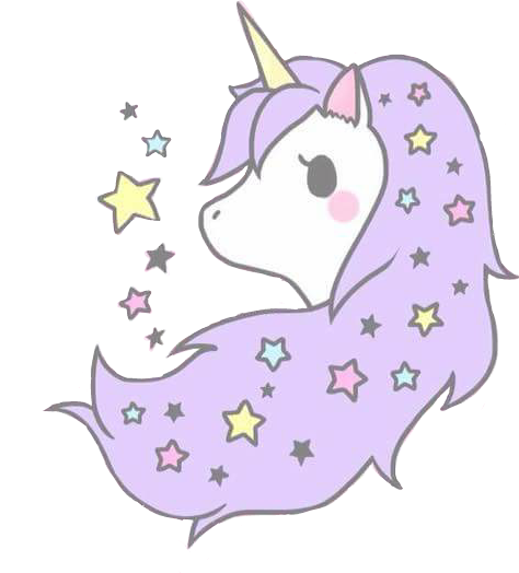 unicorn pastel cute rainbow mylove sticker by @neverfear12