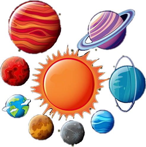 solarsystem sun planets freetoedit sticker by @sona75