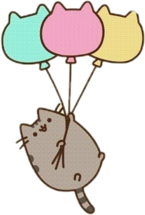 pusheen cat aesthetic kawaii anime art sticker manga...