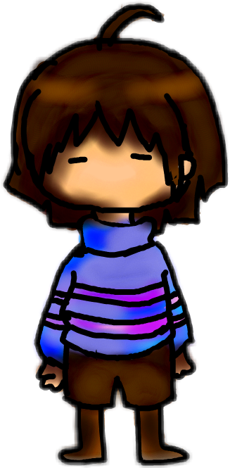 frisk undertale freetoedit sticker by @lilianakcantik8