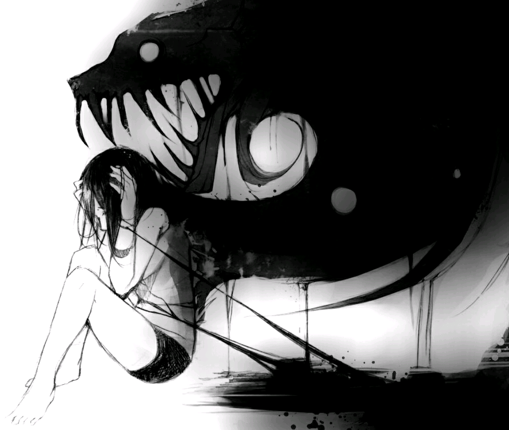 FreeToEdit anime dark - GIF by imaginima