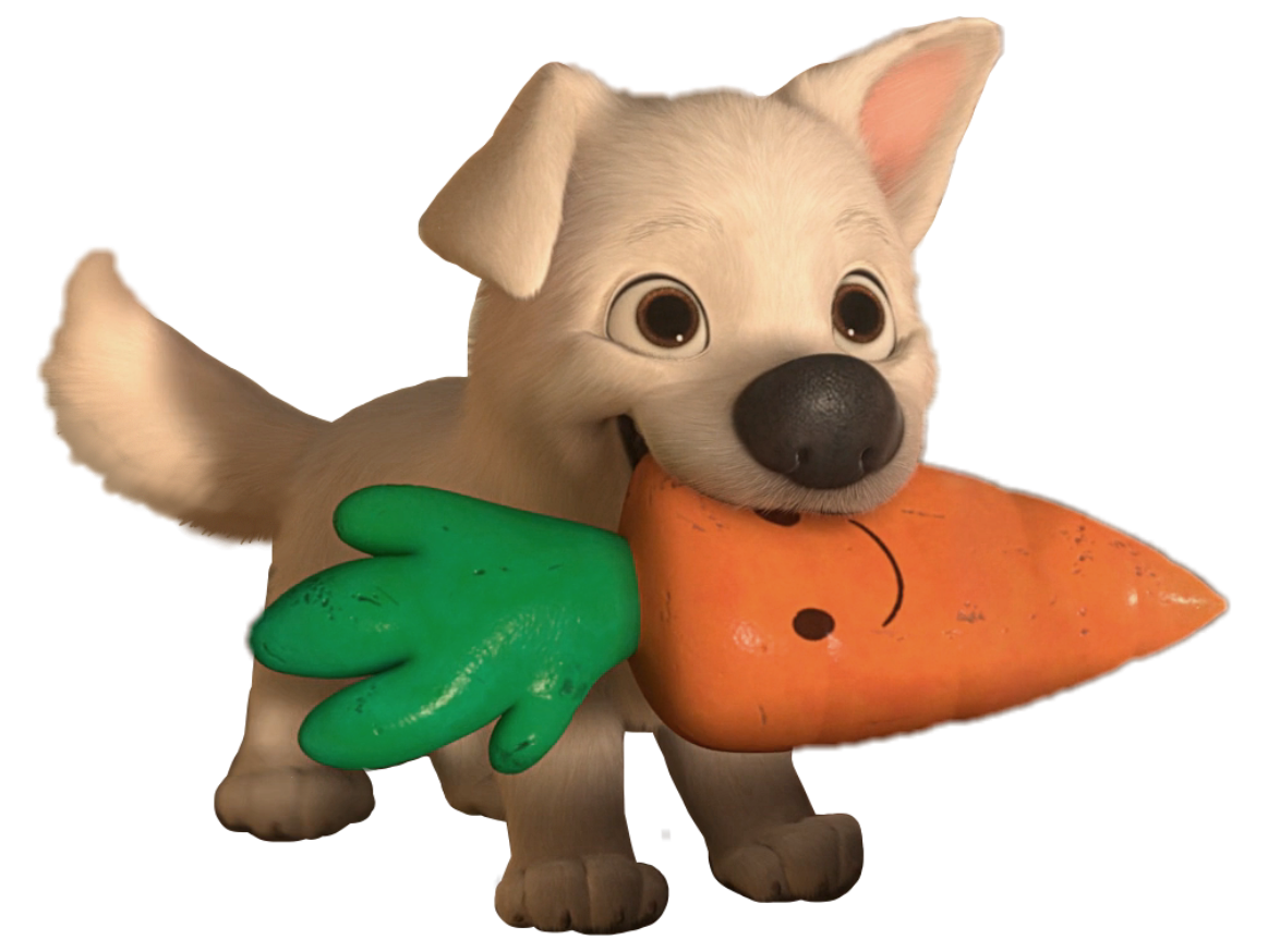 bolt carrot dog toy