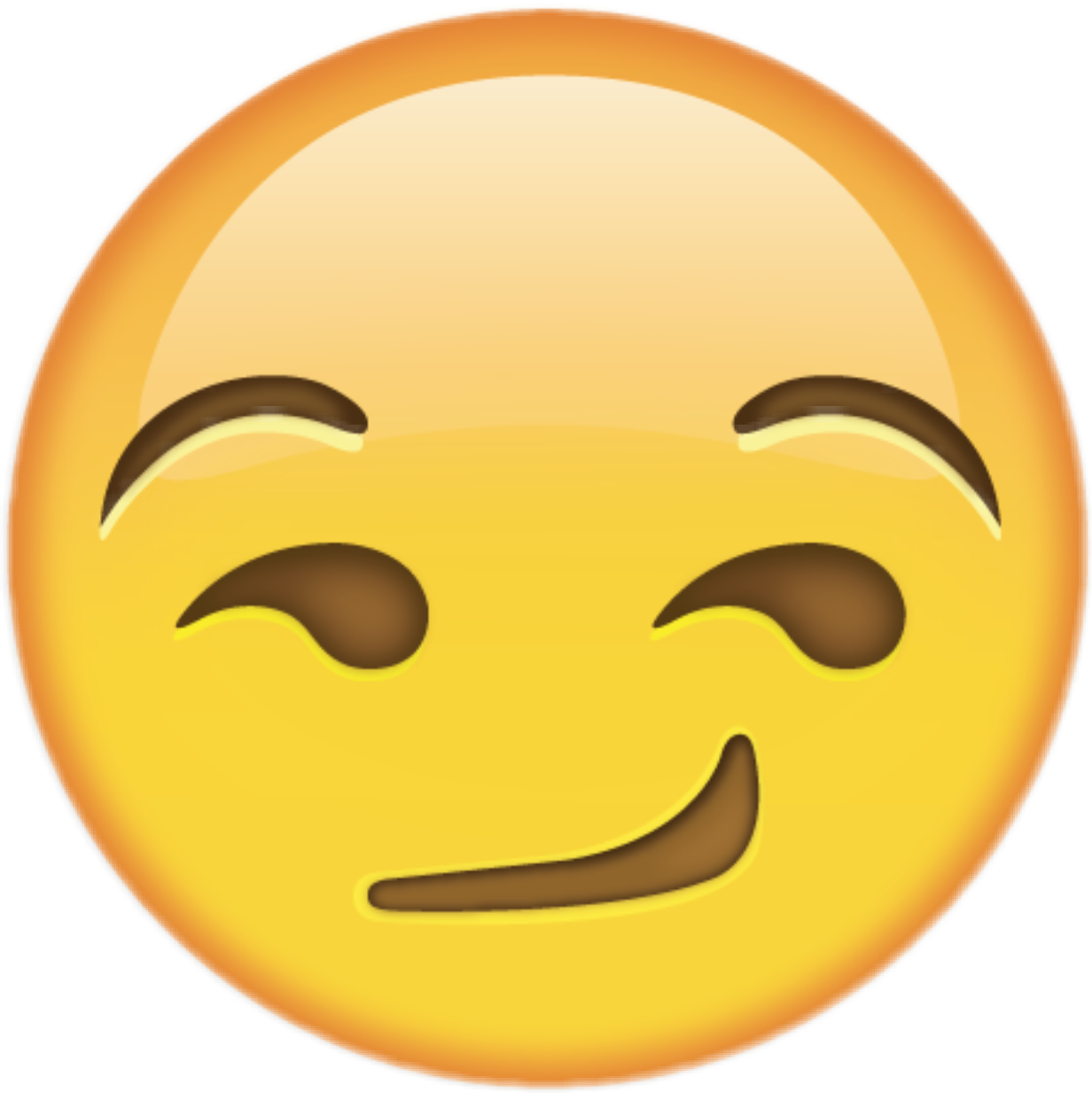 emoji smirking freetoedit #emoji sticker by @blurry_ely