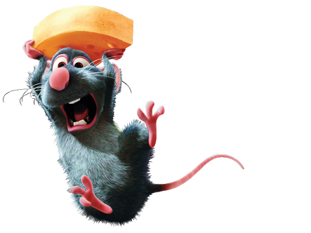 pixar mouse rat ratatouille sticker by @omixamaras