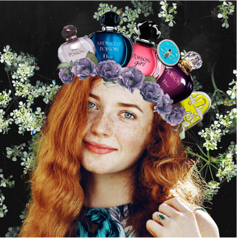 Dior headband with PicsArt stickers